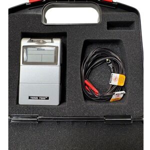 TENS 7000 OTC Unit and Electrodes with Case and Manual NWOT‎